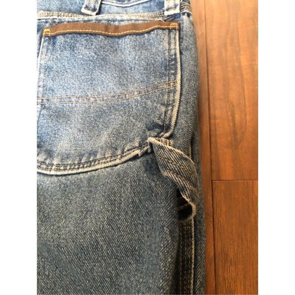 Wrangler Riggs Workwear durashield Carpenter Jeans Mens 49 x 34 Pants distressed - Picture 7 of 12